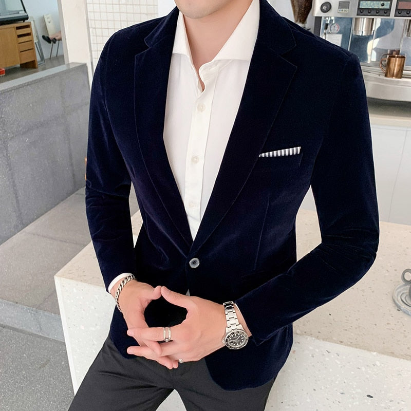 Men's Slim Fit Blazer – Azura