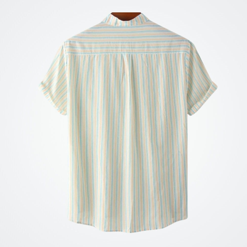 Men’s Comfort Short-Sleeve Shirt – Azura