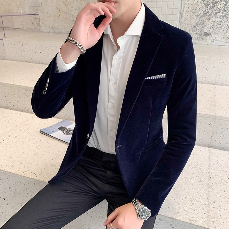 Men's Slim Fit Blazer – Azura