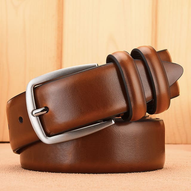 Men’s Social Belt (Genuine Leather) – Azura