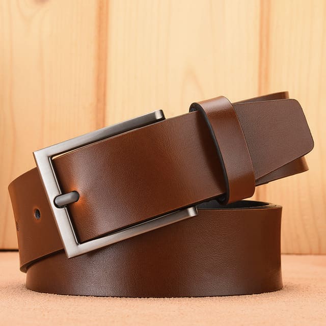 Men’s Social Belt (Genuine Leather) – Azura