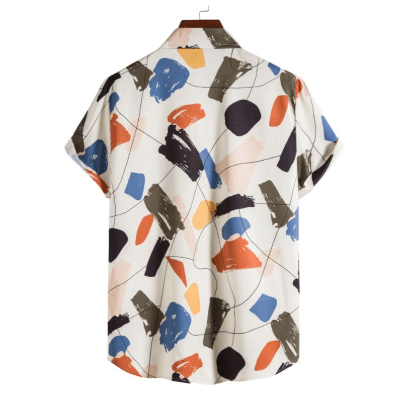 Men’s Holiday Short-Sleeve Shirt – Azura