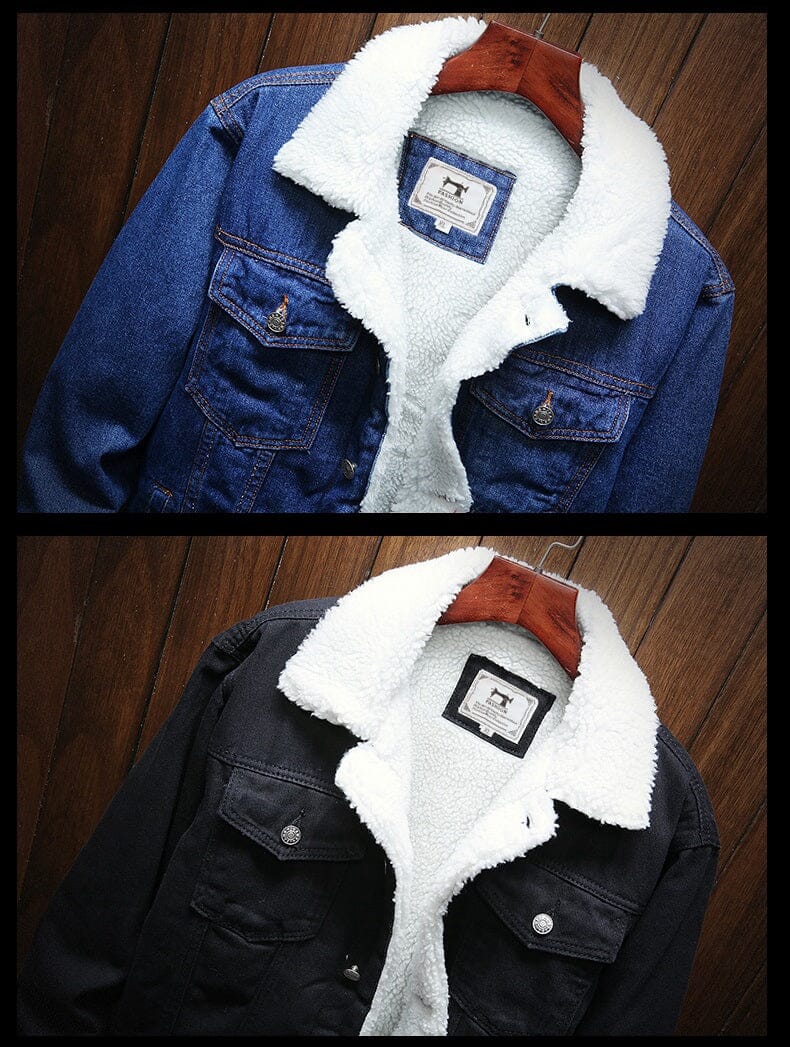 Men's Winter Denim Jacket – Azura