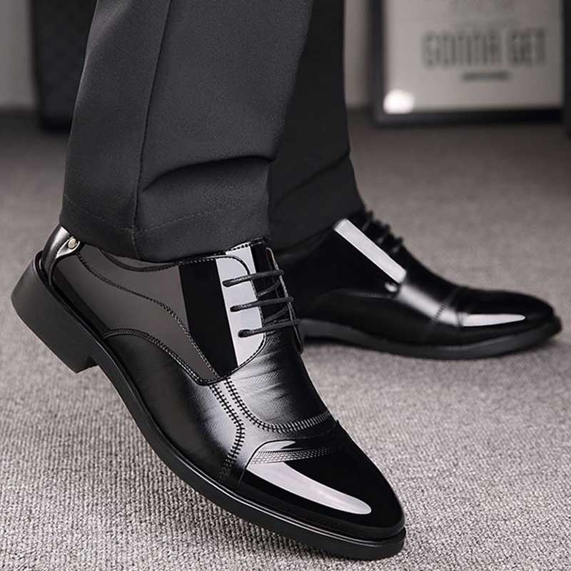 Men’s Derby Leather Shoes – Azura