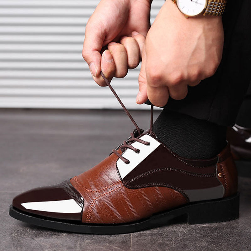 Men’s Derby Leather Shoes – Azura