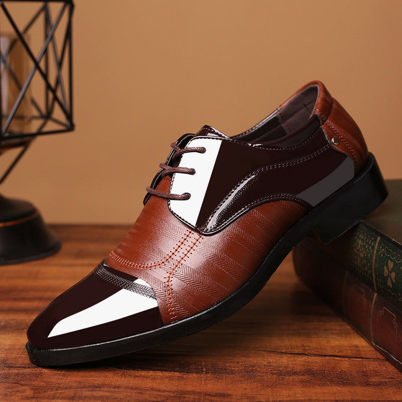Men’s Derby Leather Shoes – Azura