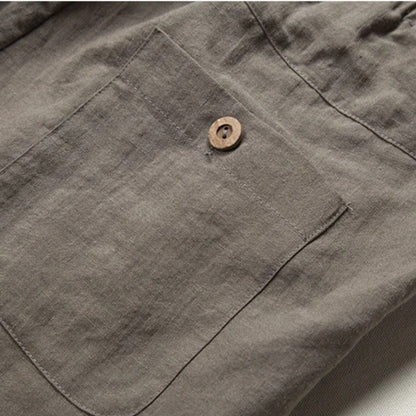 Men’s Linen Elegance Trousers – Azura