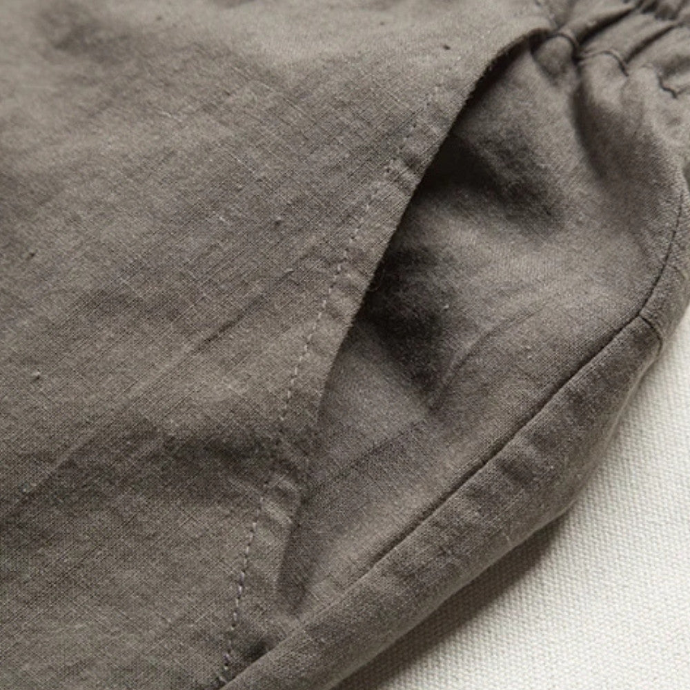 Men’s Linen Elegance Trousers – Azura