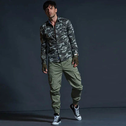 Men's Tactical Cargo Pants with Large Pockets – Azura