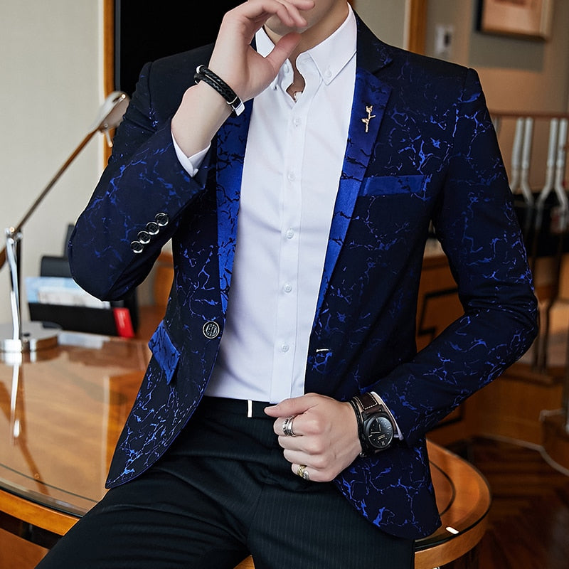 Men’s Slim Blazer – Azura