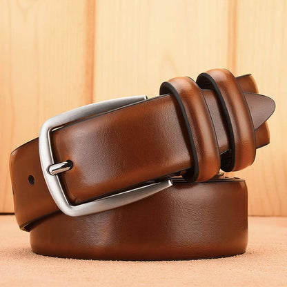 Men’s Social Belt (Genuine Leather) – Azura