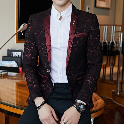 Men’s Slim Blazer – Azura